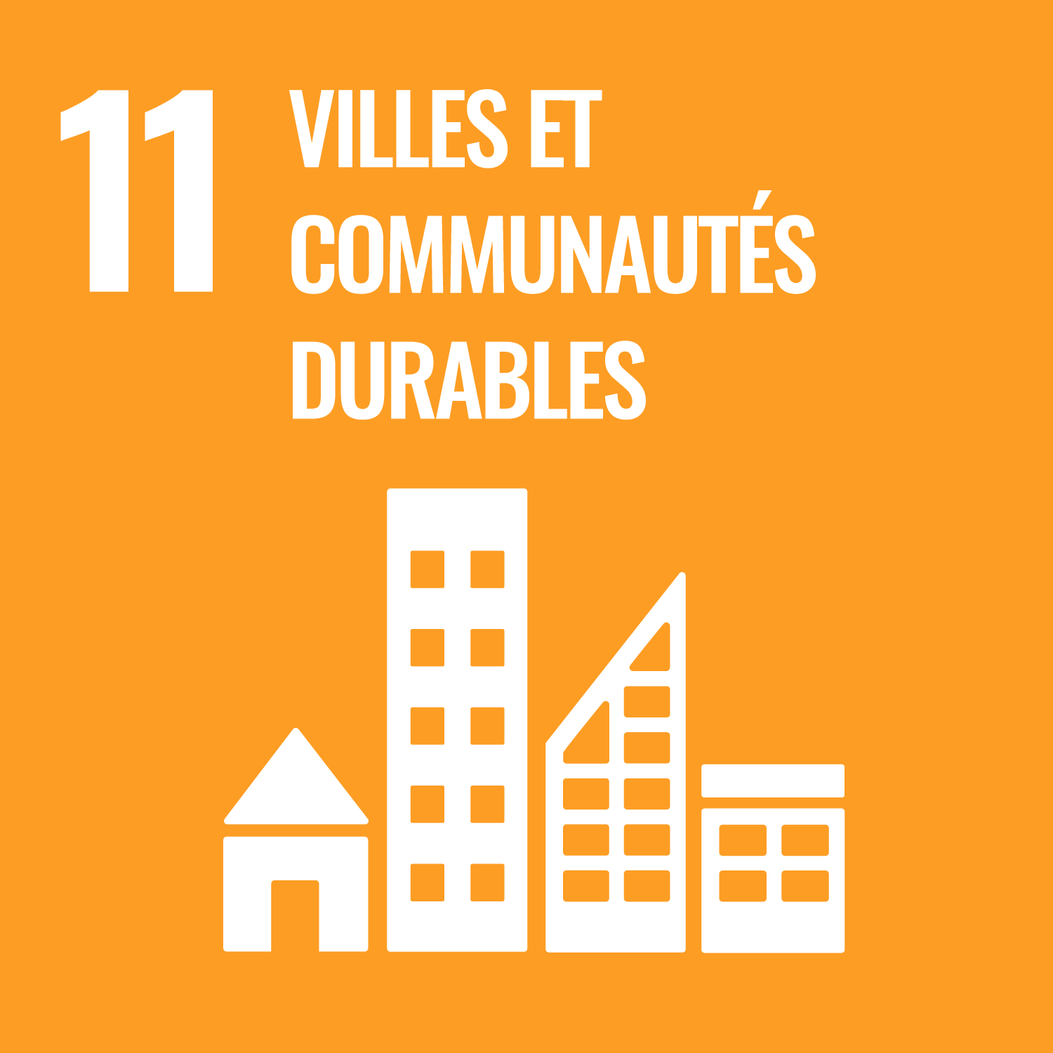 Icône de l'objectif de développement durable n° 11